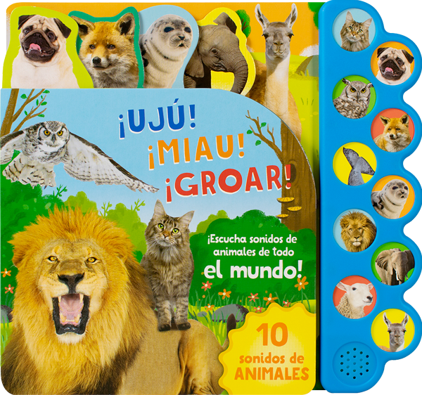 Sonoro - 10 Sonidos De Animales. ¡Uju! ¡Miau! ¡Groar!-5