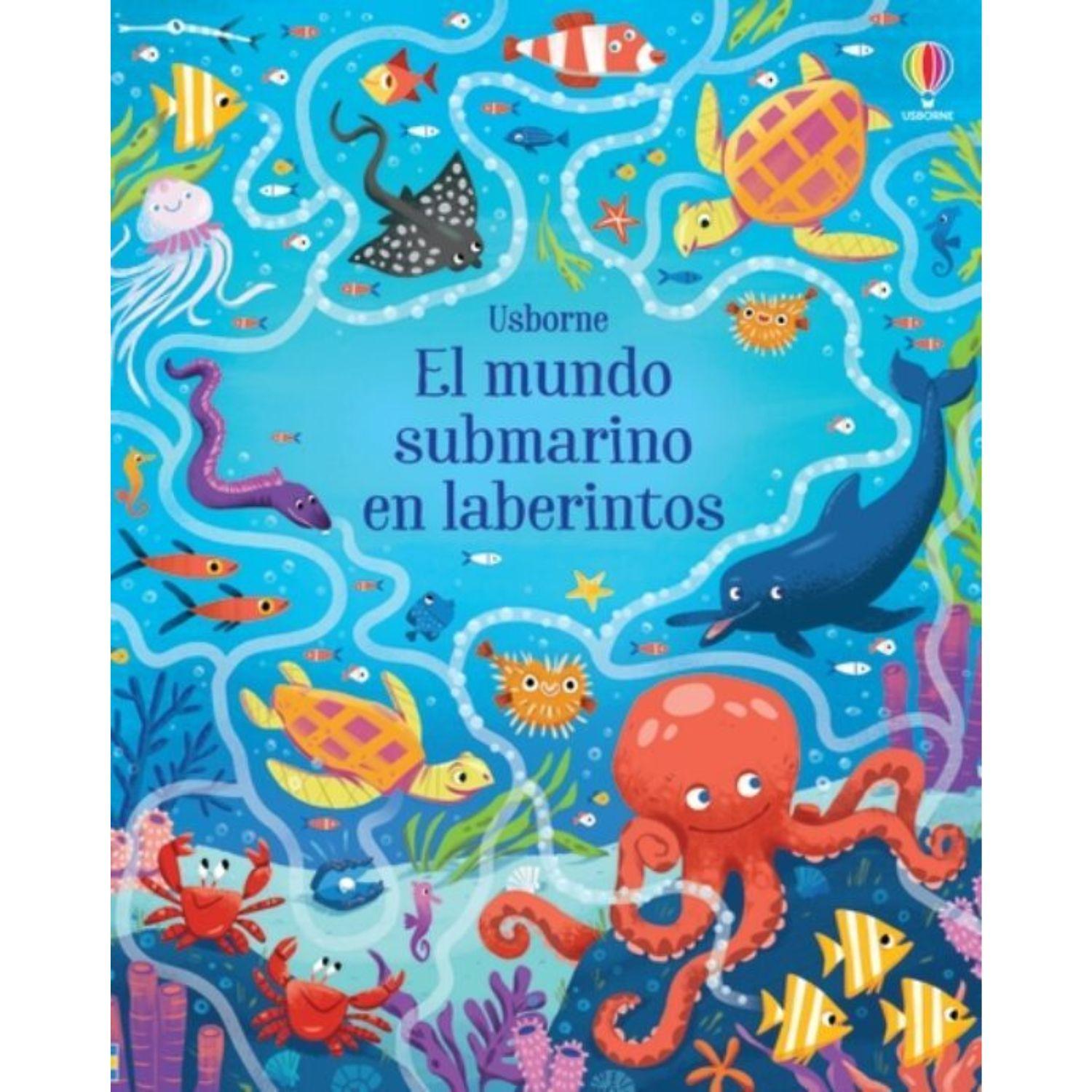 Libro Laberintos Divertidos - El Mundo Submarino En Laberintos-0