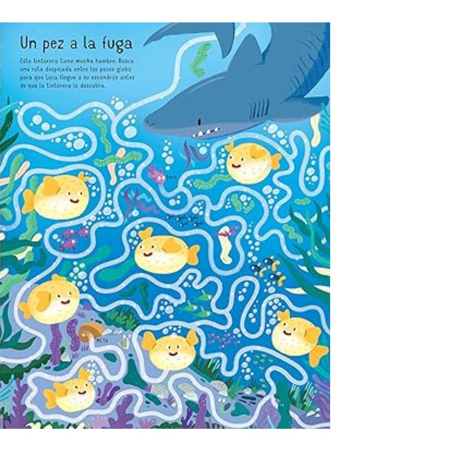Libro Laberintos Divertidos - El Mundo Submarino En Laberintos-6