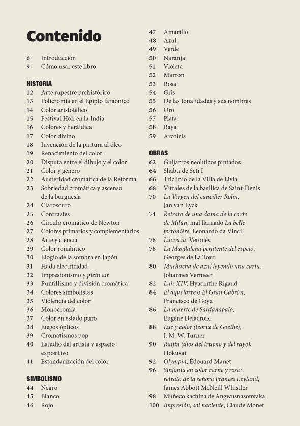Libro BREVE HISTORIA DE LOS COLORES-1