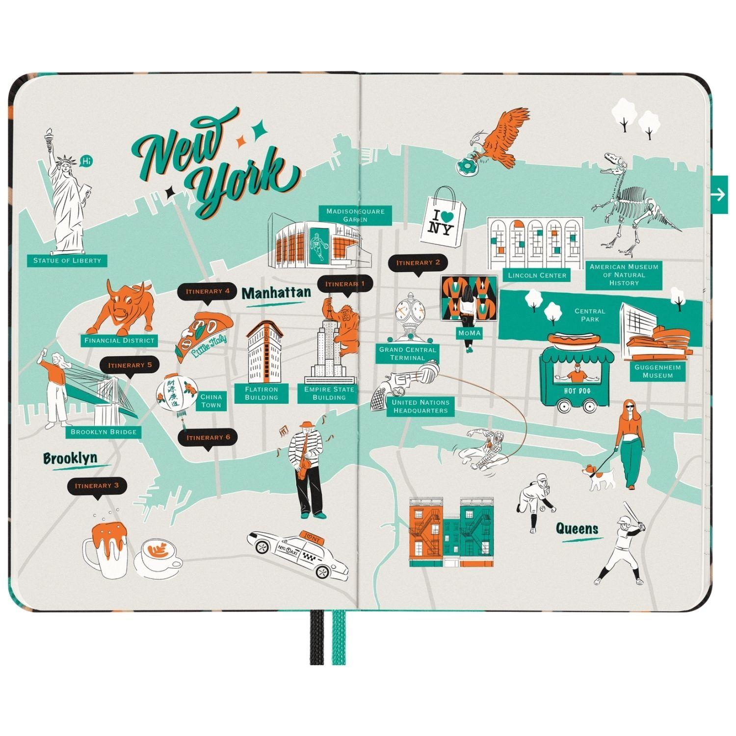 Cuaderno guía de viaje New York LUXE x Moleskine-3