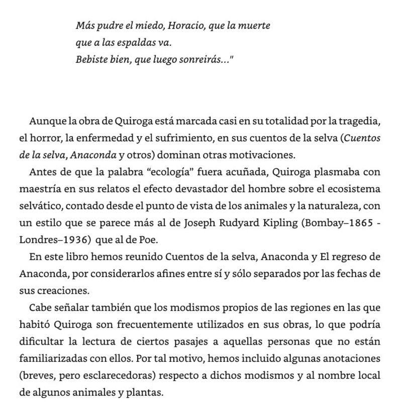 Libro Cuentos De La Selva-4