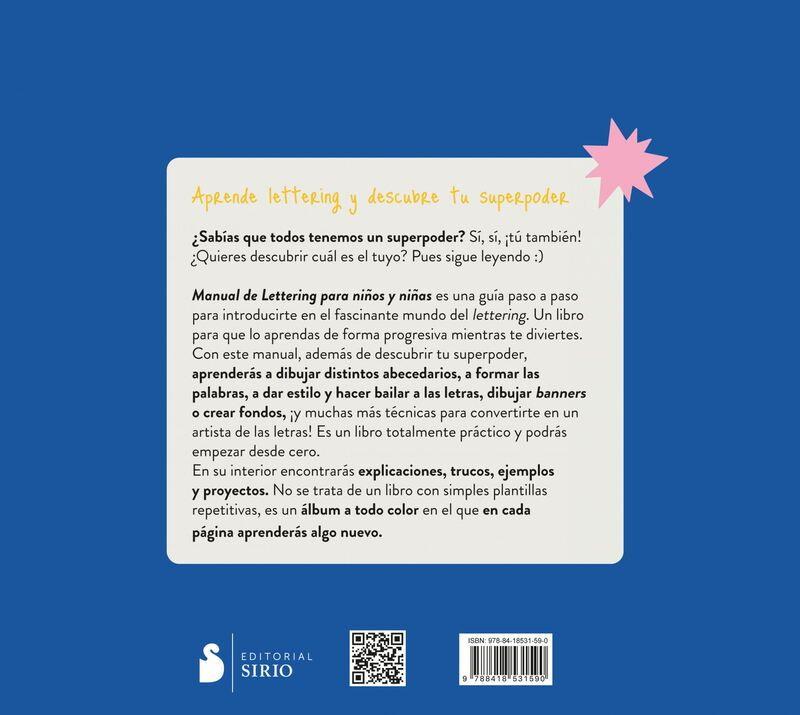 Libro MANUAL DE LETTERING PARA NIÑOS Y NIÑAS-7