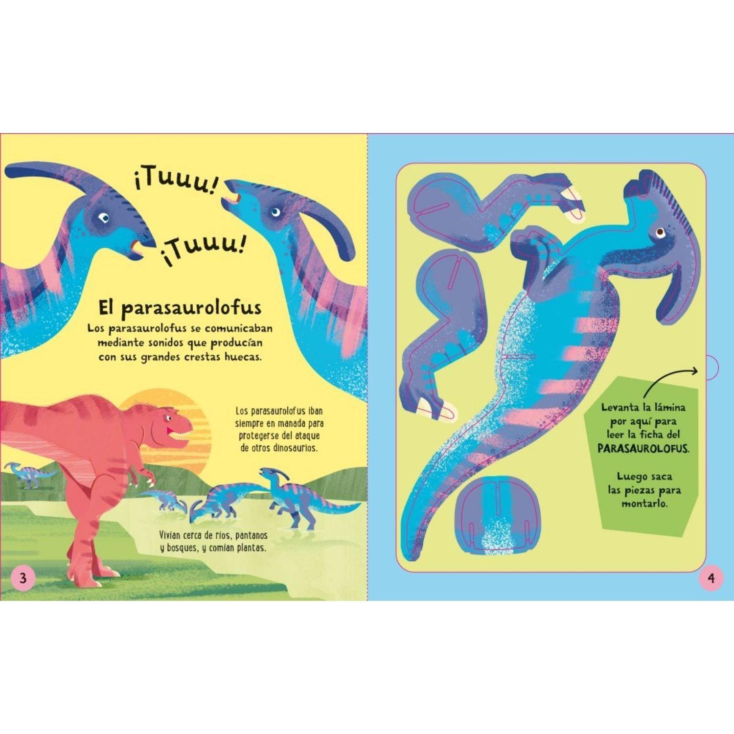 Dinosaurios. Construye en 3D-2