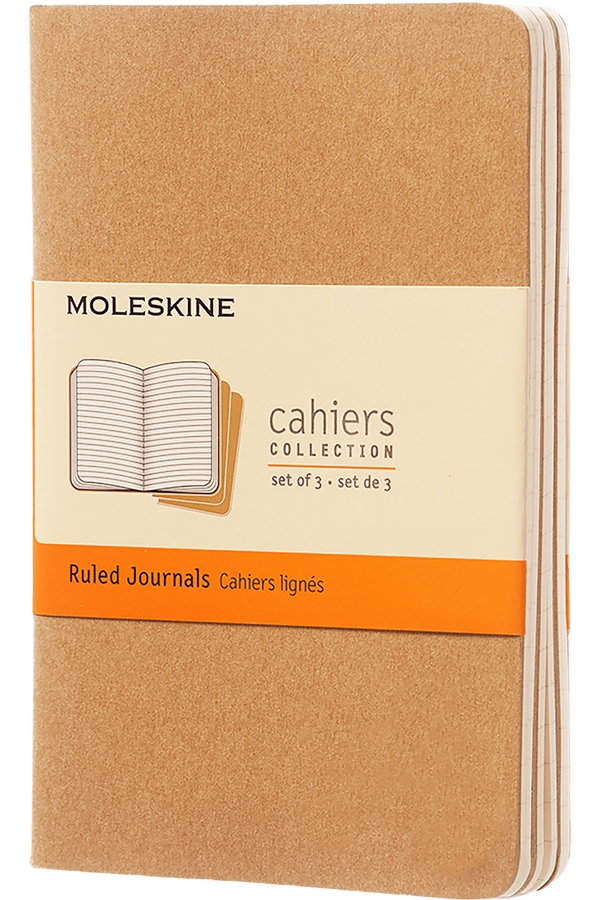 Libretas Cahier. Set de 3 - T. Blanda - Pocket - De rayas-4