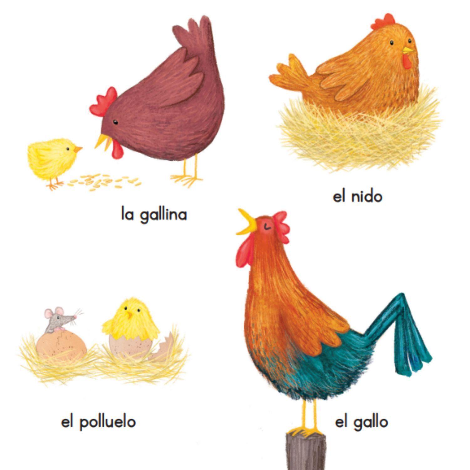 Libro EN LA GRANJA - un cuento para mirar, tocar y sentir-2