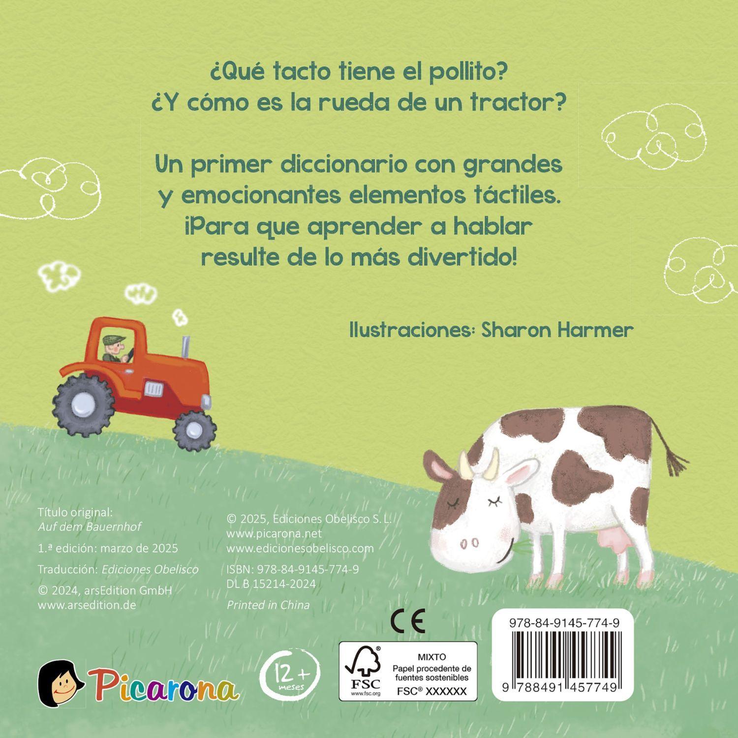 Libro EN LA GRANJA - un cuento para mirar, tocar y sentir-3