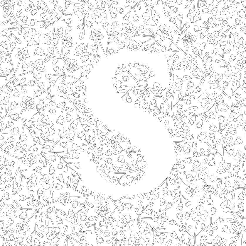 Letras Creativas Para Colorear. Un Abecedario Hermoso-1