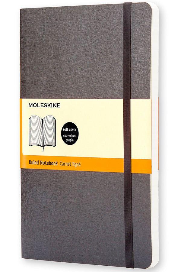 Libreta Classic notebook - T. Blanda Large Negro - De rayas-2
