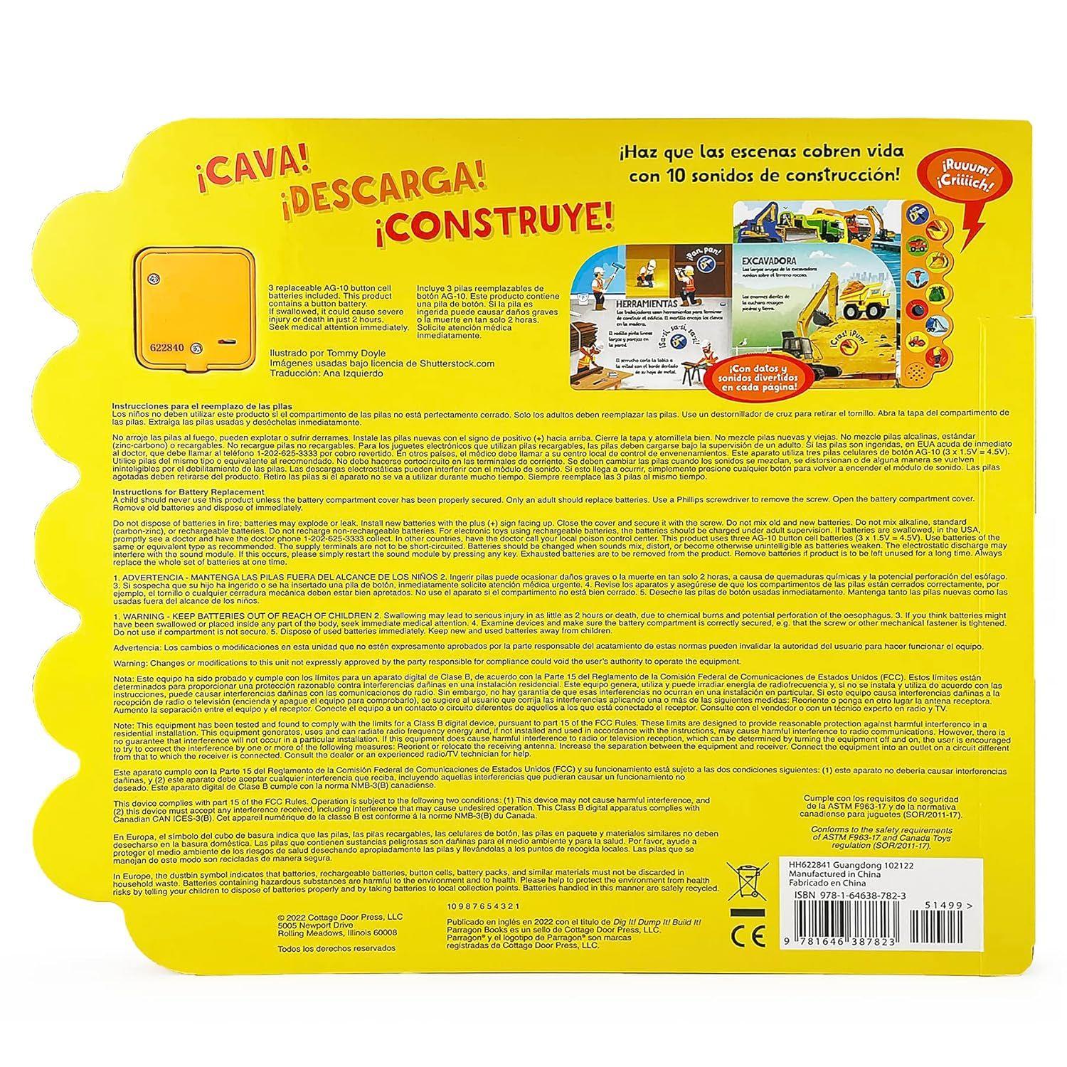 libro sonoro - 10 SONIDOS DE CONSTRUCCION. CAVA!-4