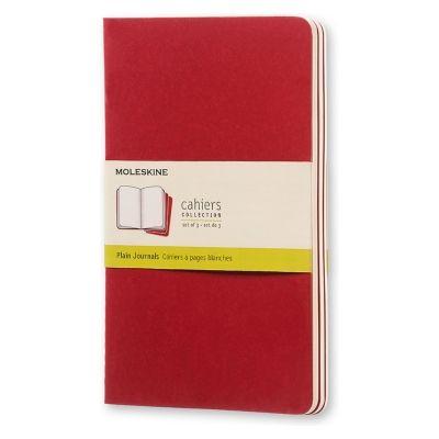 Moleskine Libretas Cahier. Set De 3 / Grande / Rojo-0