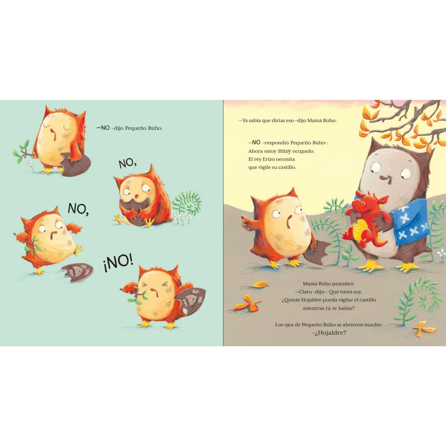 Libro EL PEQUENO BUHO. LA HORA DEL BAÑO-2