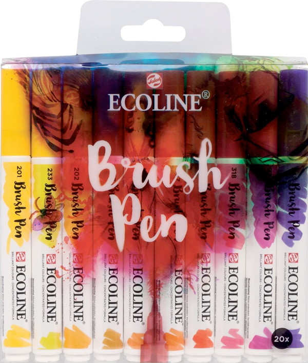 Marcadores Acuarela Ecoline Set 10-0