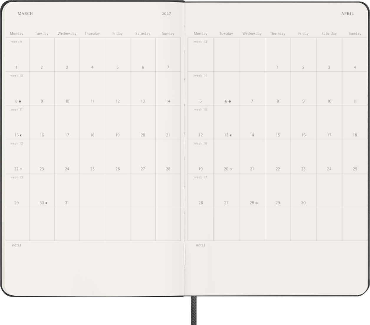 Agenda 2027 - Semanal vertical - T. Dura - Large - Negro-2