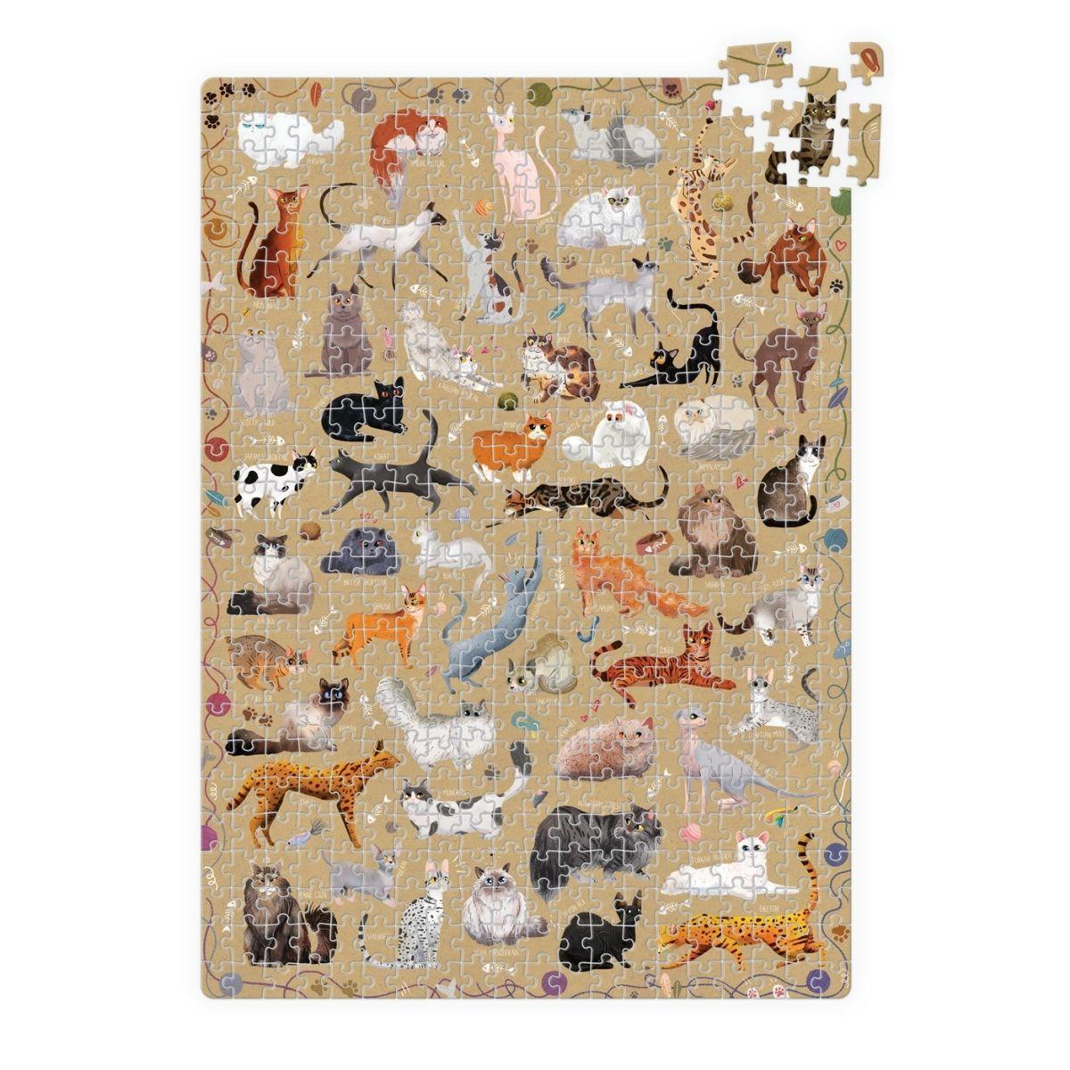 Puzzle Puzzlove Cats (500 piezas) 9+-3