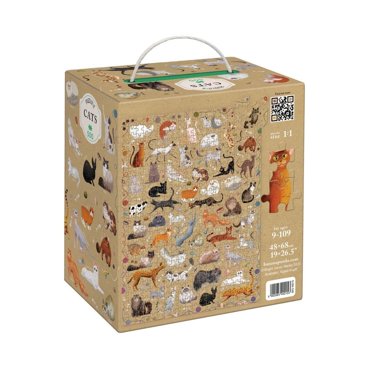 Puzzle Puzzlove Cats (500 piezas) 9+-4