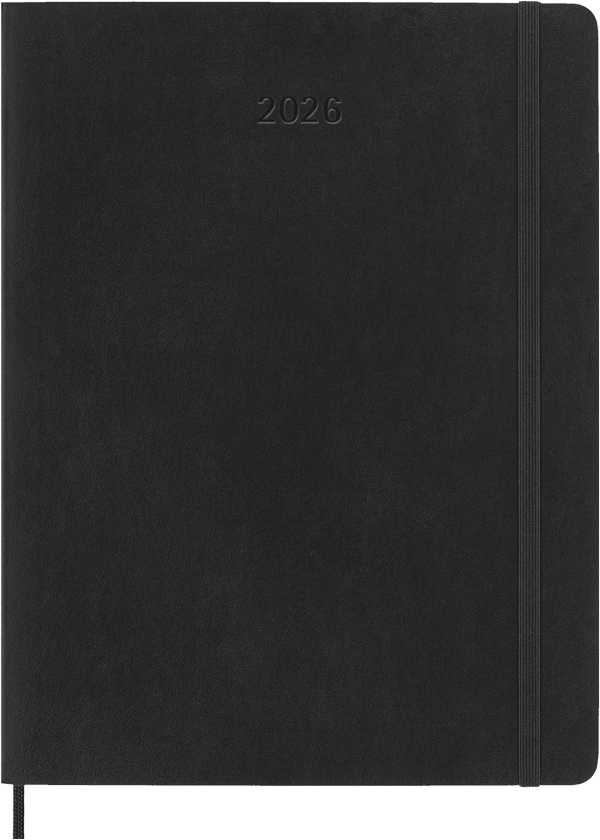 Agenda Moleskine 2026 - Semanal - Tapa blanda - XL - Negro-5