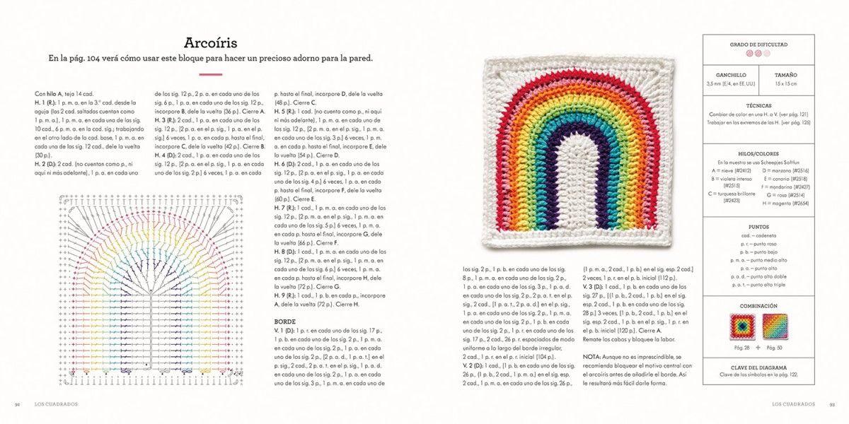 Libro GUIA MODERNA PARA TEJER GRANNY SQUARES-1