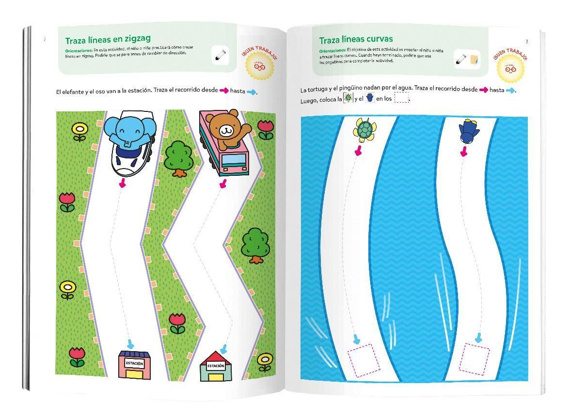 Libro Play Smart - 3 años. Cuad 5. Entrnamiento psicomotor-1