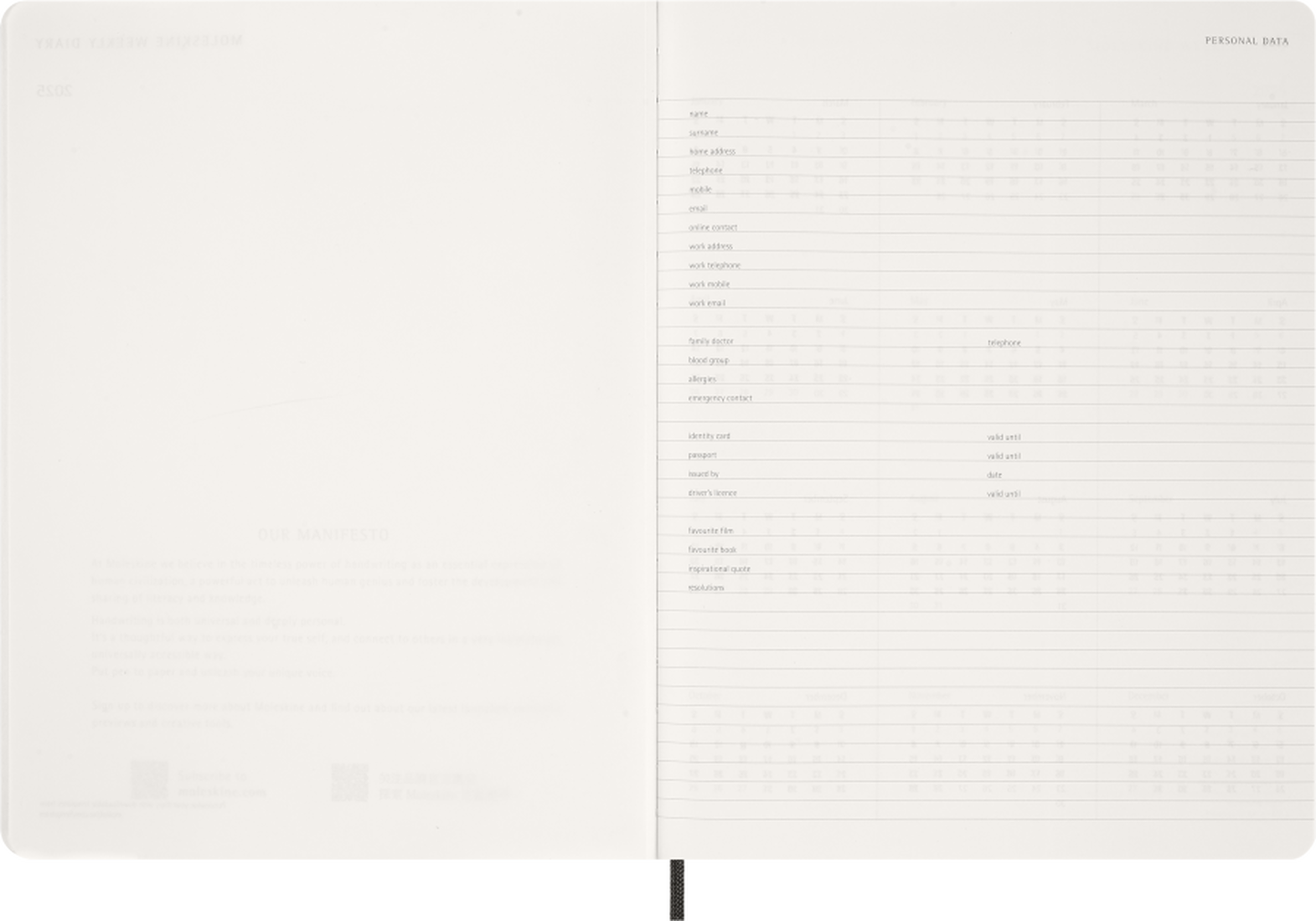 Agenda Essential Oct26-Dic27 - S. vertical - T. Blanda - XXL - Negro-1