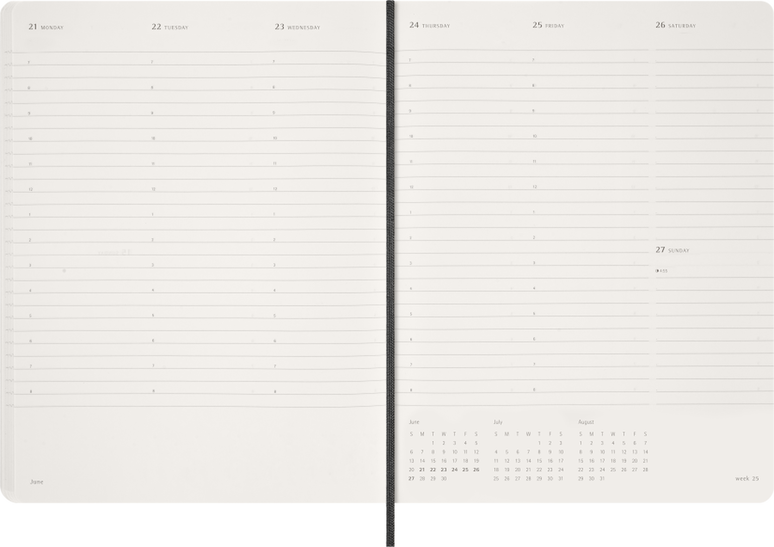 Agenda Essential Oct26-Dic27 - S. vertical - T. Blanda - XXL - Negro-3
