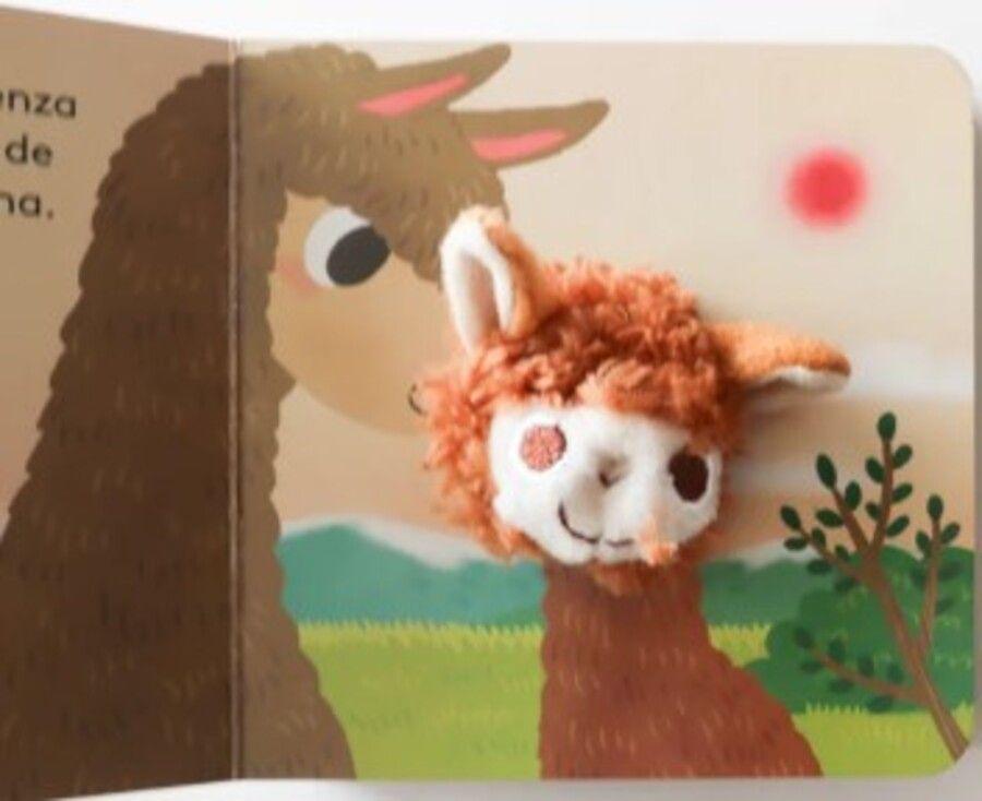 Con títere de dedo - Bebé Llama-3