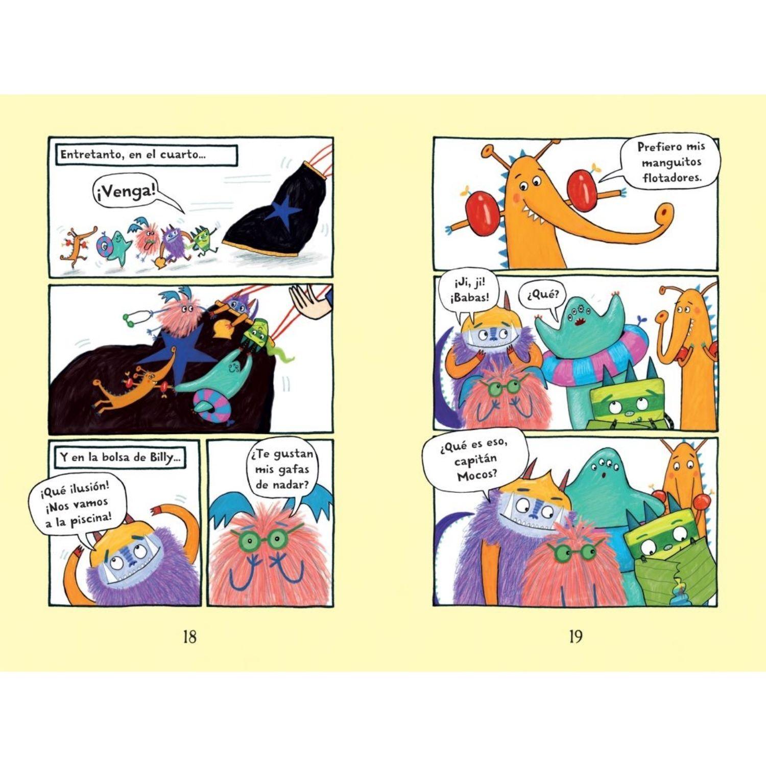 Los monstruos van a natación. Libro 3-3