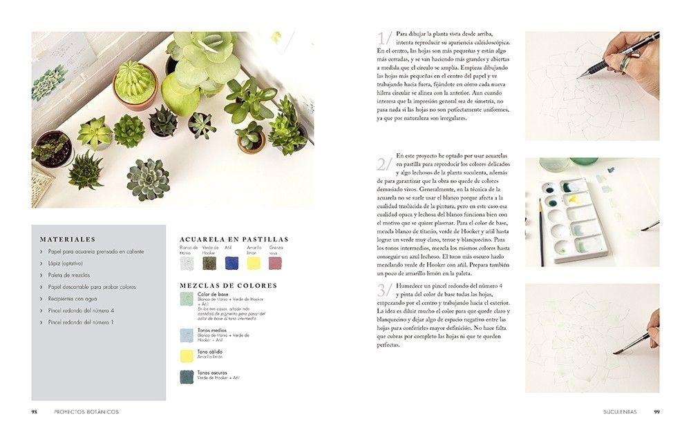Arte Botánico Con Acuarela. 20 Proyectos con Plantas-2