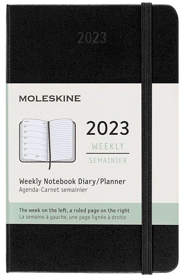 Agenda 2023 - Semanal - T. Dura - Pocket - Negro-0