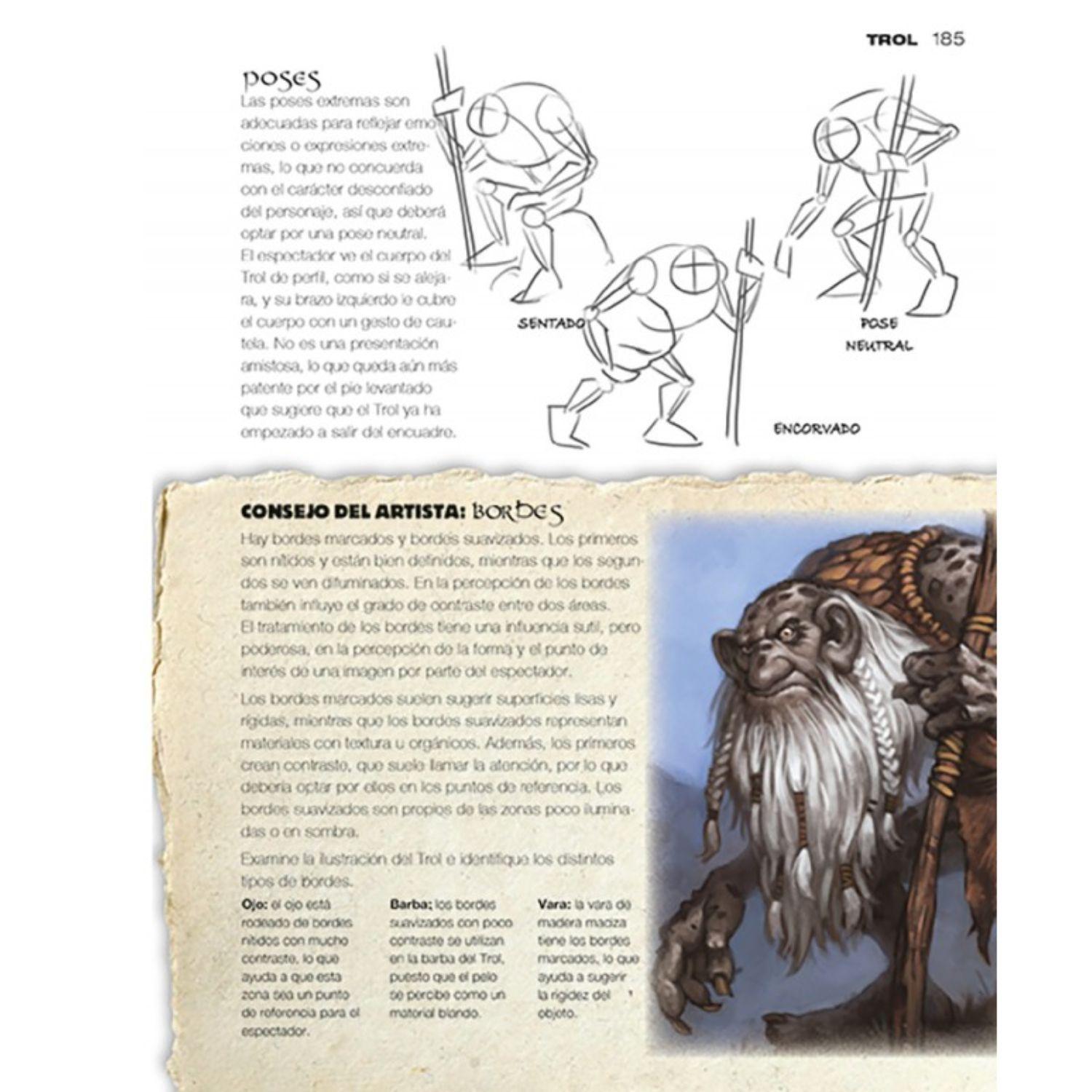 Dibuja y pinta personajes y criaturas fantásticos-4