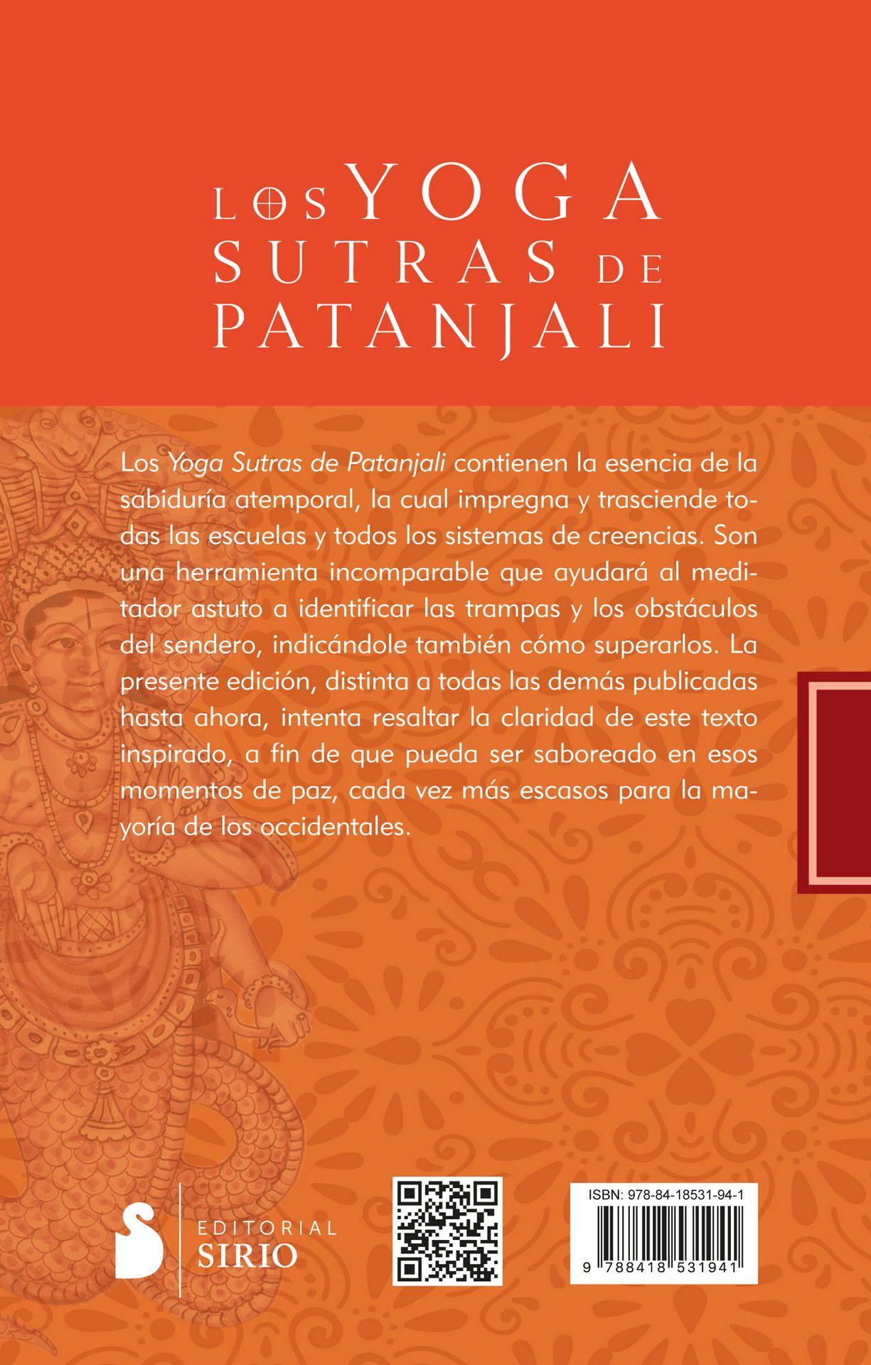 Libro LOS YOGA SUTRAS DE PATANJALI-2