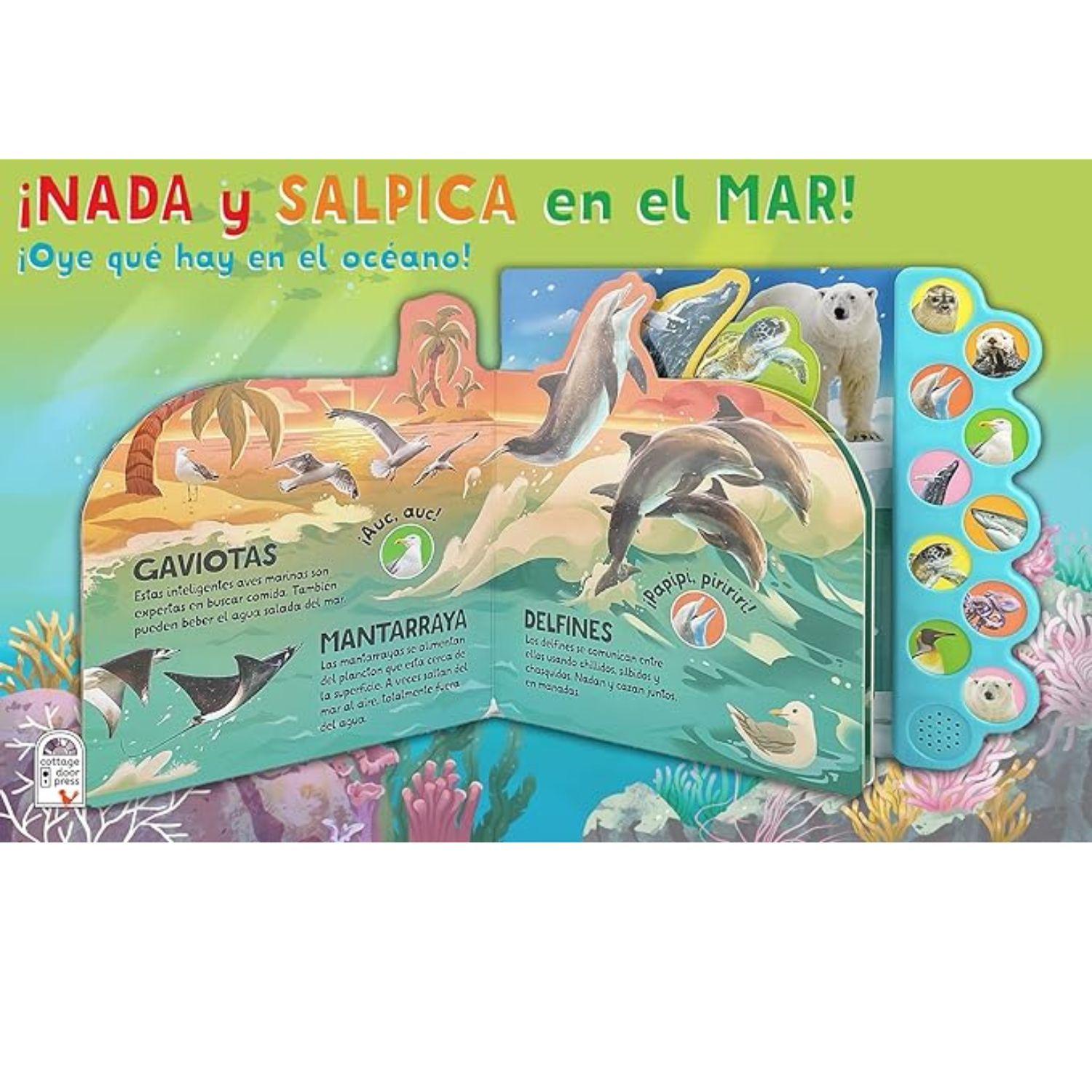 Sonoro 10 sonidos del océano. ¡Nada y salpica en el mar!-1