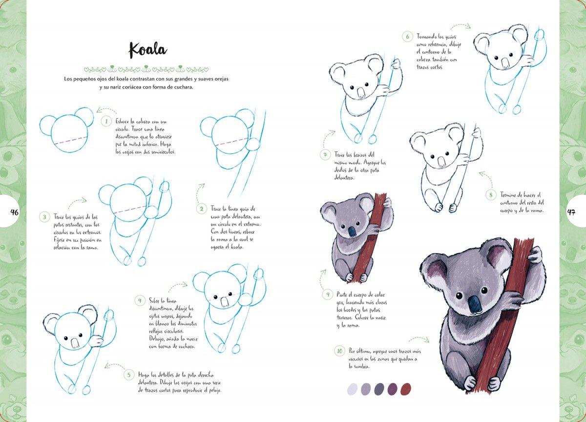 Libro Dibujar en 10 pasos: Animales Adorables-2