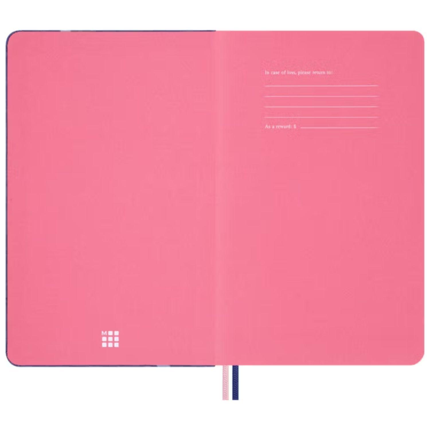 Cuaderno Moleskine Sakura - Tapa dura - Large - Azul - De rayas-1
