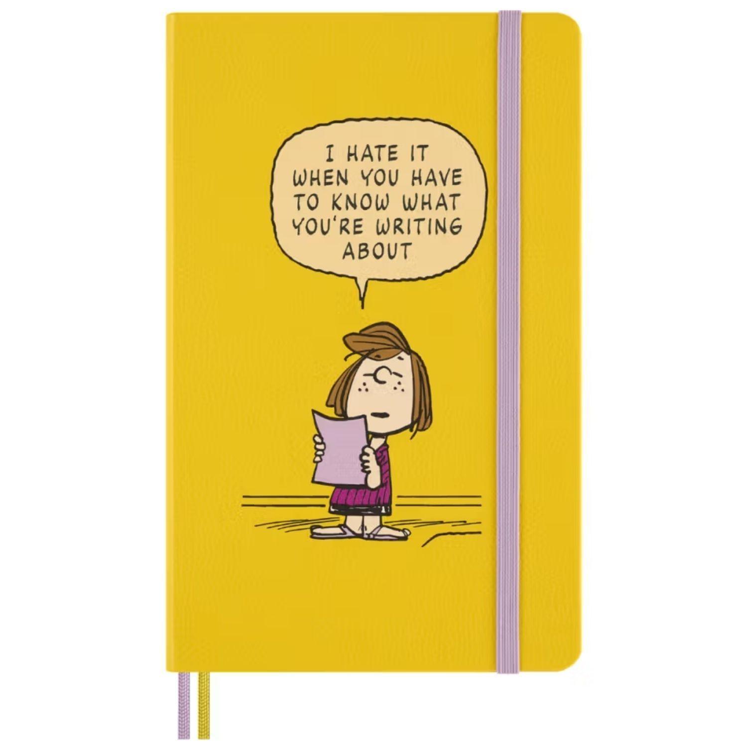 Cuaderno Moleskine Peanuts Patty - Tapa dura - Large - De rayas-0