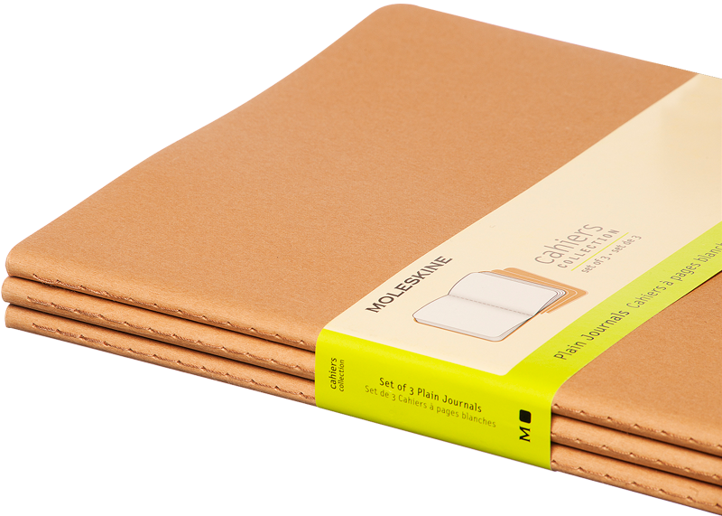 Moleskine Libretas Cahier. Set De 3 / Xl / Lisa-3
