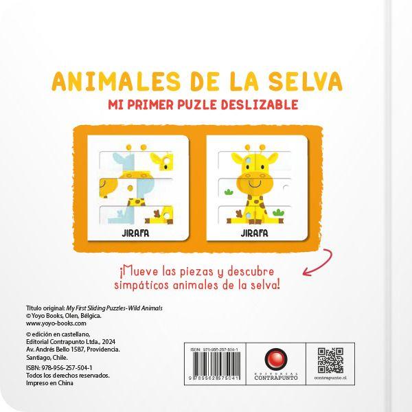 Animales De La Selva. Mi Primer Puzle Deslizable-1