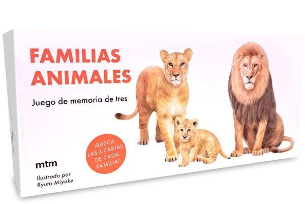 Juego De Memoria - Familias Animales-2