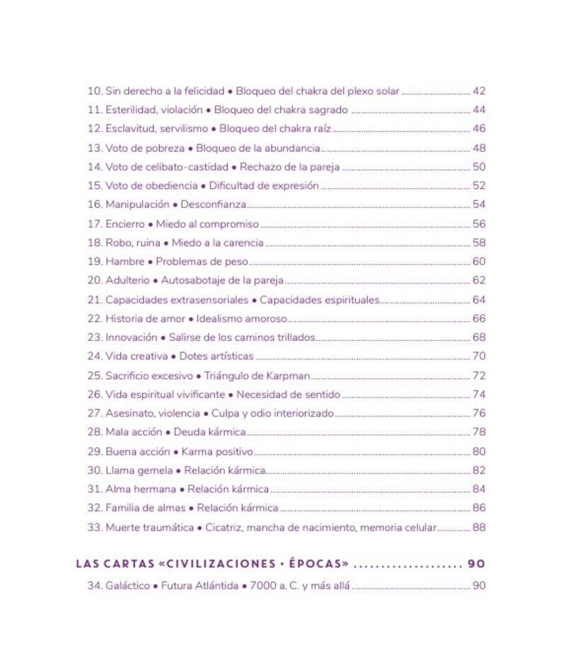 Libro ORACULO DE LAS VIDAS ANTERIORES (libro + cartas)-2