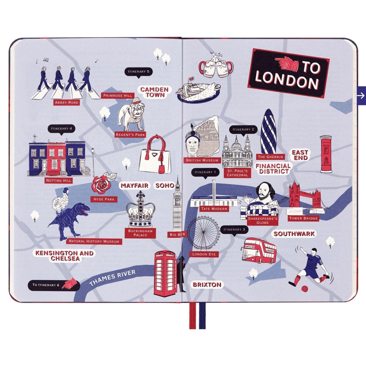 Cuaderno guía de viaje London LUXE x Moleskine-4
