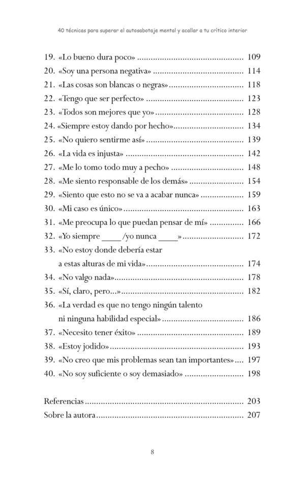 Libro 40 Técnicas para superar el autosabotaje mental y acallar a tu crítico interior-2