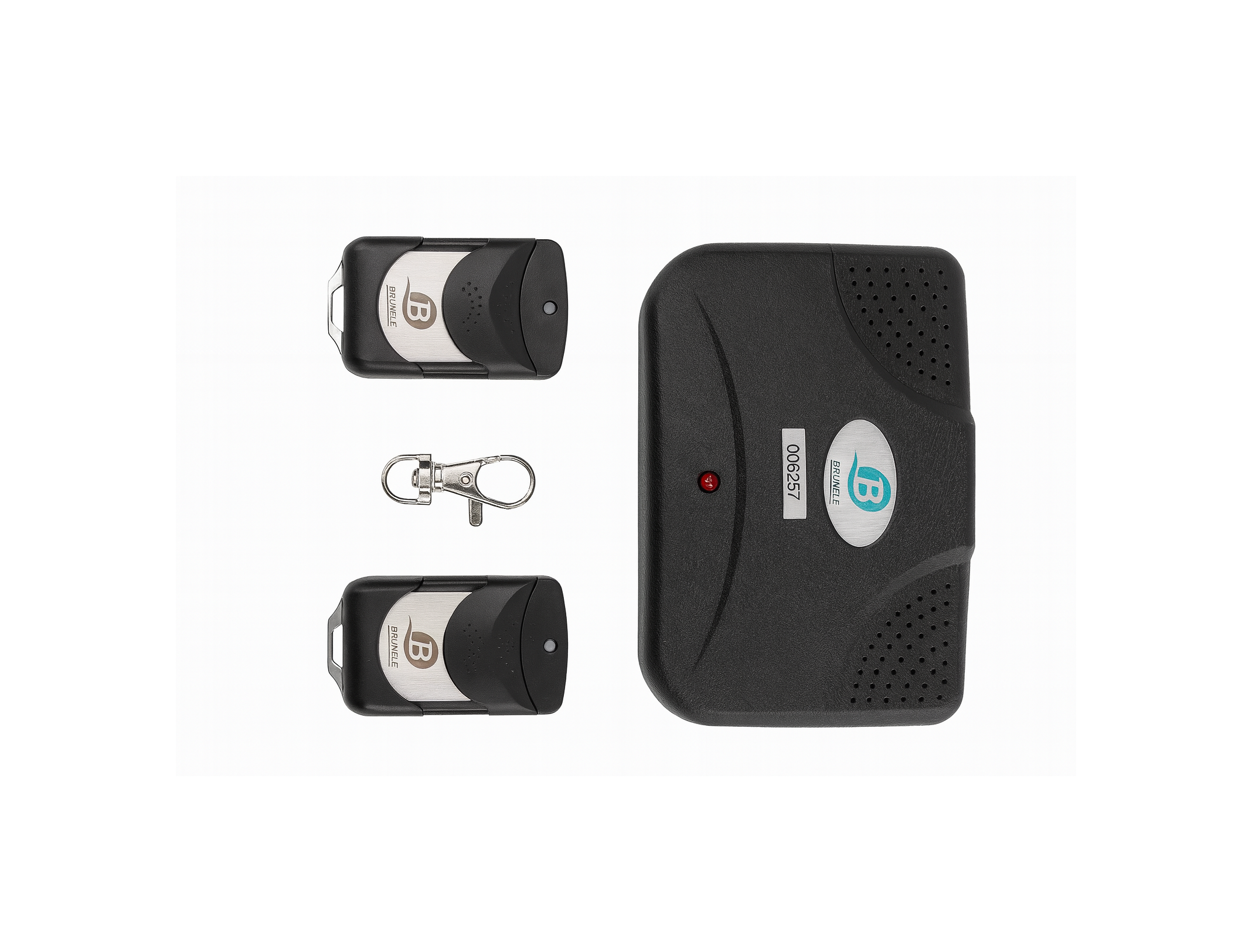 Central Con 2 Controles Para Motor Lateral Cortina Metálica-1