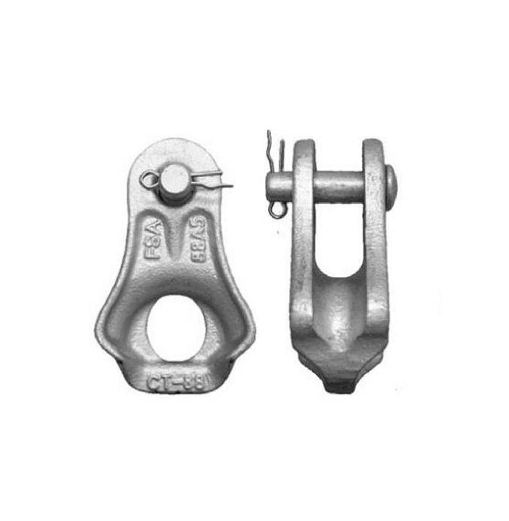 Guardacabo Clevis Tipo 2 (60kn) Acero Galvanizado-0
