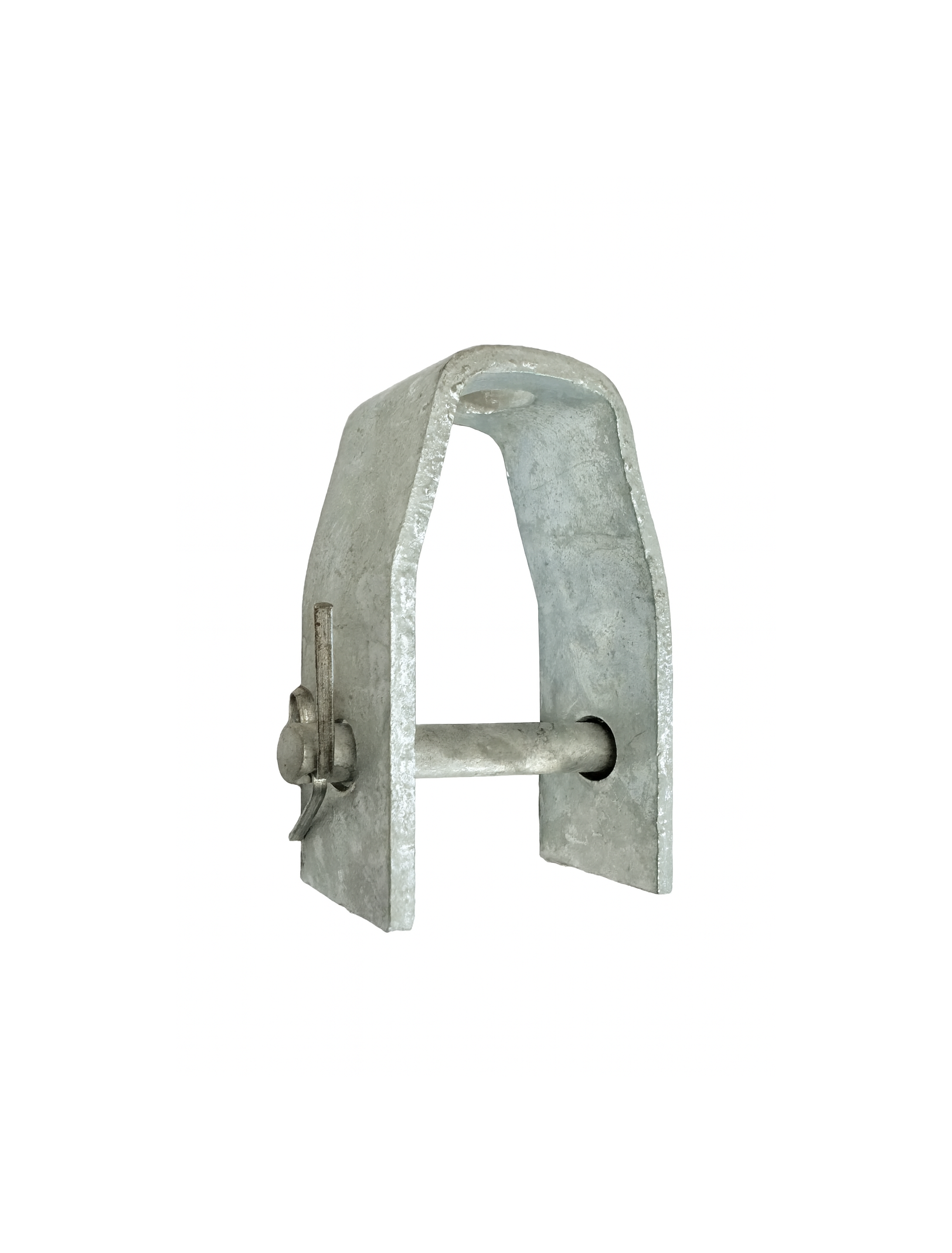 Soporte Remate Acero Galvanizado 1 Vía 75mm Grande 1011-1