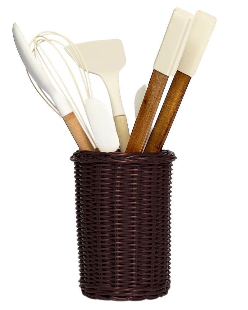 Porta Cubiertos / Servilletas / Utensilios Chocolate-3