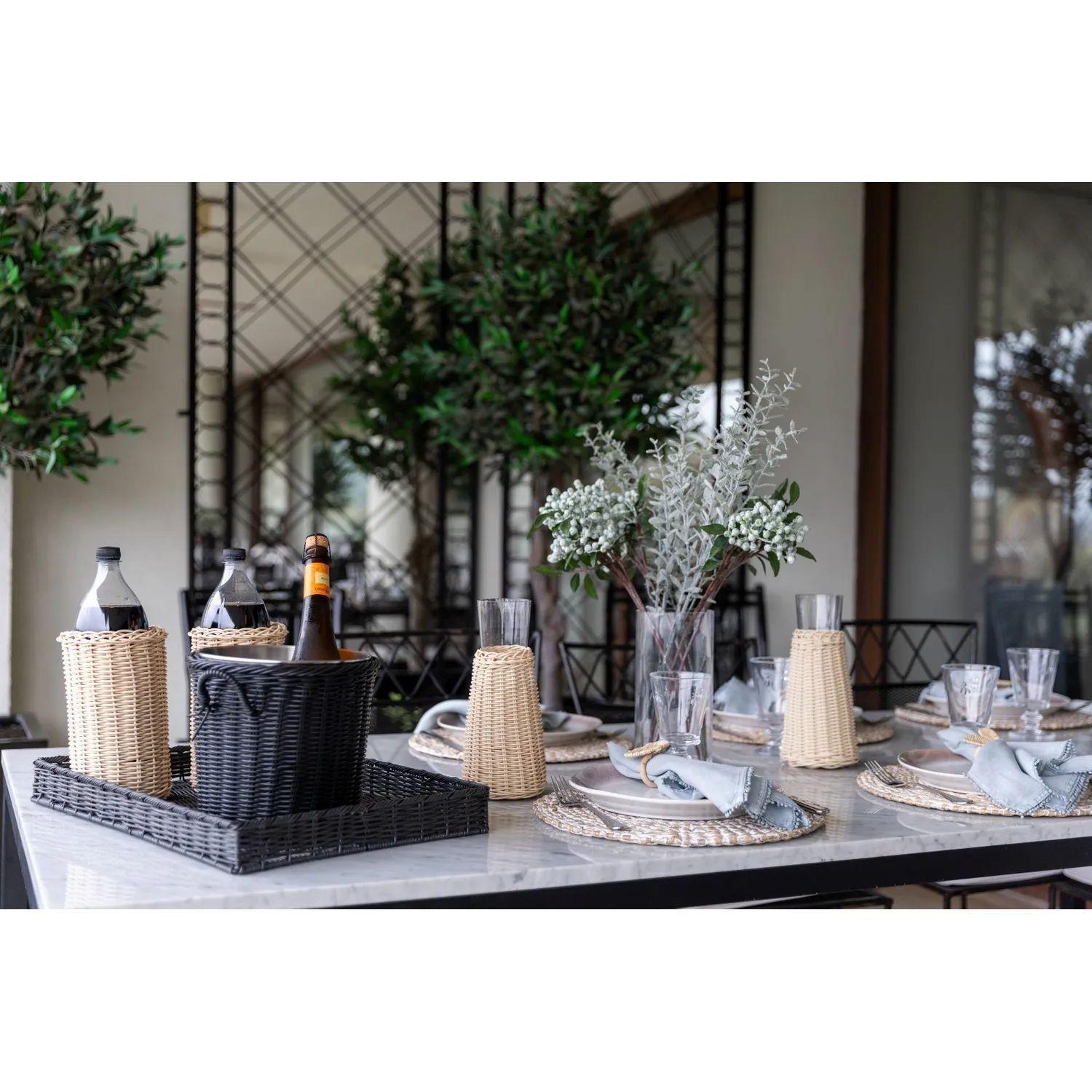 Hielera Rattan 5L doble pared Black-2