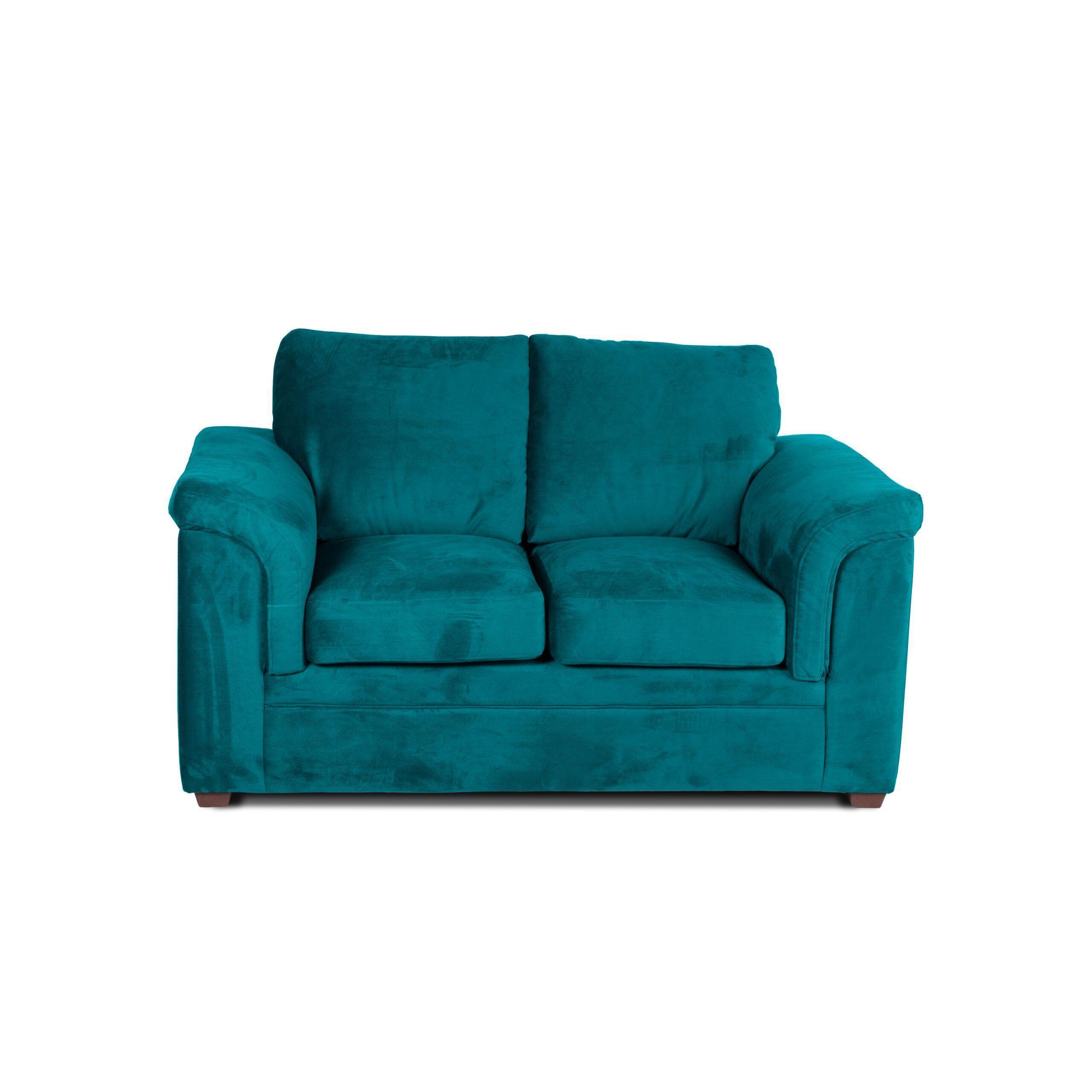 SOFA ANCONA 2C TELA  VELVET  TURQUESA-2
