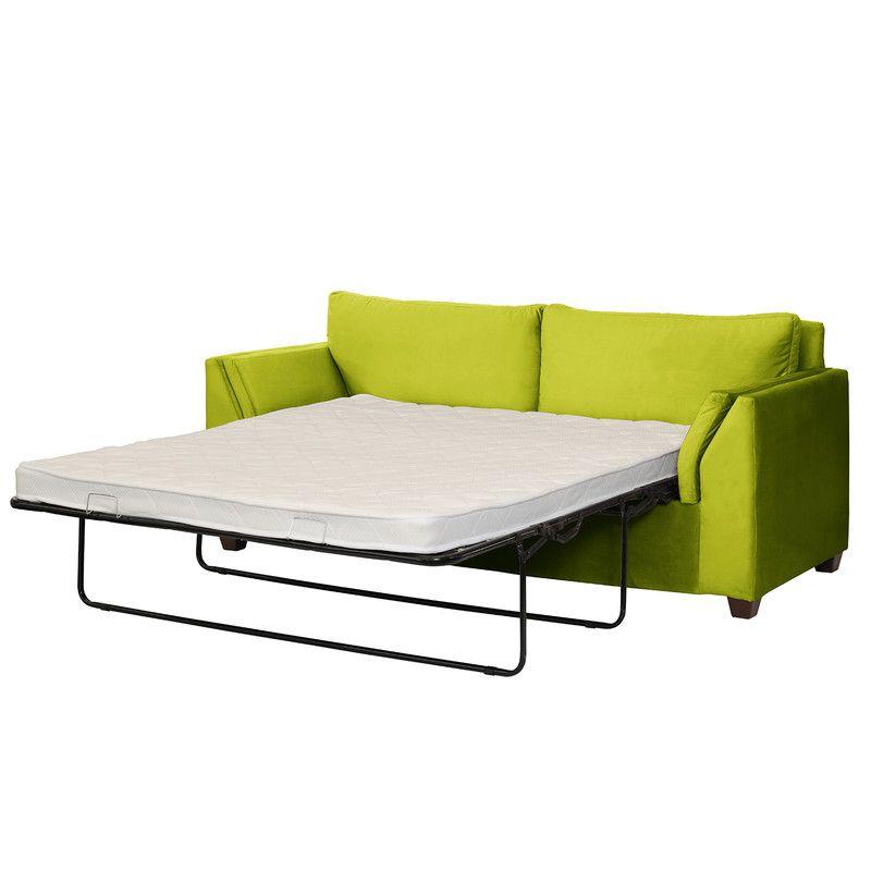 Sofa Cama Milan 2Pl Con Resortes Pocket Tela Velvet Pistacho-0