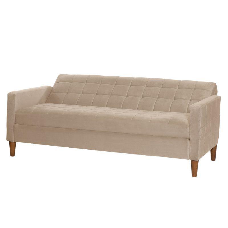 FUTON GENOVA  TELA VELVET BEIGE-4