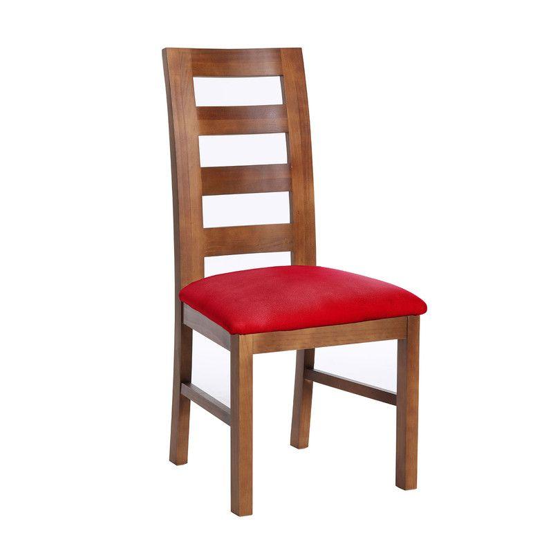 Silla Granada Cuero Kentucky Rojo-1